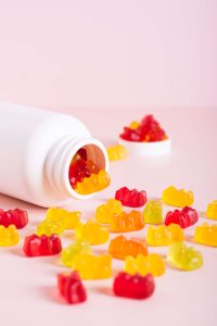 gummies stored in container